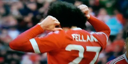 Marouane Fellaini delivers 45 minutes of pure Marouane Fellaini gold