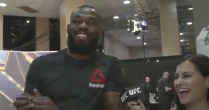 Jon Jones was oddly delighted to learn that he had broken Ovince Saint Preux’s arm