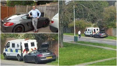 Lottery winner buys Porsche, blocks police speed camera with it, goes for a pint