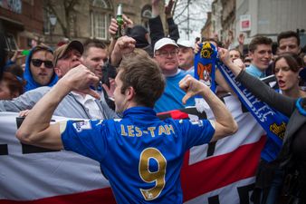 Two Leicester fans cashed out of their Leicester title bets just before today’s match