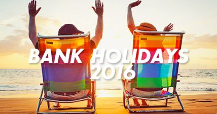 These are the remaining bank holidays of 2016 …and it differs depending on where you live