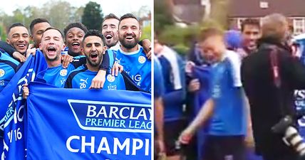 Vardy and co nutmeg clueless cameraman THREE times without him noticing