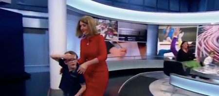 BBC presenter stops live broadcast to bring child to the loo