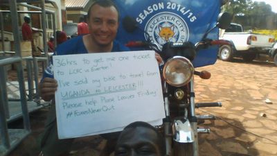 Can you get this lifelong Leicester fan home from Uganda to watch the Everton match?