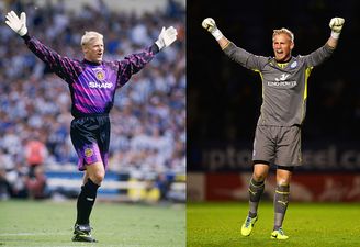 Peter Schmeichel has changed his Twitter bio in honour of son Kasper winning the league