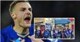 Italian football fans swarm streets of Leicester to pay tribute to Jamie Vardy