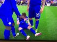 The nation holds its breath as Jamie Vardy goes down injured after Everton victory