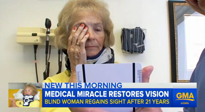 This blind woman regained her sight thanks to a “miracle” fall