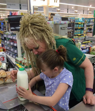 Morrisons worker praised for helping a blind girl with autism