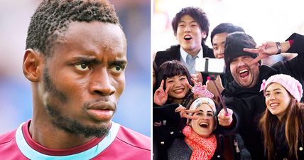 Turns out West Ham’s Diafra Sakho doesn’t know how selfie sticks work