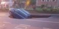 This guy had the most brilliantly British response to his car falling into a sinkhole