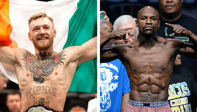 Watch Floyd Mayweather claim a fight with Conor McGregor will absolutely take place