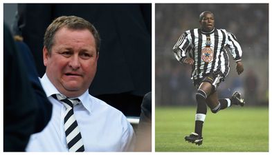 Faustino Asprilla uses image of a semi-naked Mike Ashley as he calls for owner to leave Newcastle