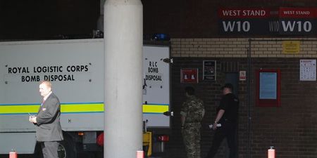 First look at the the hoax bomb that caused panic at Old Trafford