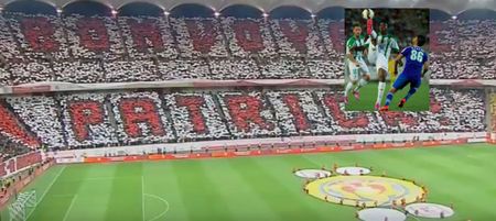 Dinamo Bucharest fans pay moving tribute to Patrick Ekeng before cup final