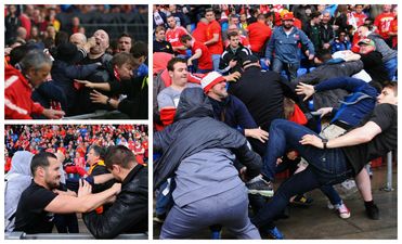 Watch Liverpool and Sevilla fans clash in bloody scenes at the Europa League final