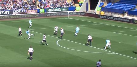 Cult hero Jay-Jay Okocha proves he’s still got it with stunning top-corner golazo