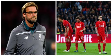 Jurgen Klopp tried an unusual method to try to lift his players’ spirits after Europa league final