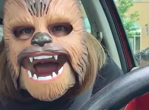 That brilliant video of the mum in a Chewbacca mask has smashed Facebook’s live record