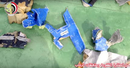 These are the first images of debris from the EgyptAir plane crash