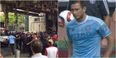 Fans clash in New York City derby ahead of 7-0 thrashing of Frank Lampard’s men