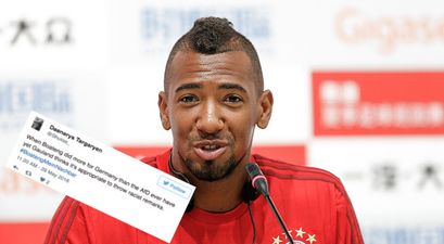 German football fans respond with class after politician makes racist statement about Jerome Boateng