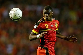 Watch Christian Benteke warm up for Euro 2016 with a truly horrendous miss