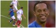 Ronaldinho was nutmegging celebs for fun at Soccer Aid