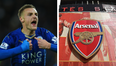 This picture of Jamie Vardy posing in an Arsenal kit is being shared on Twitter