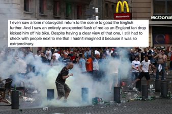 You have to read this British guy’s amazing first hand account of the Marseille violence