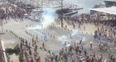 Watch as English football fans are involved in more chaotic scenes in Marseille