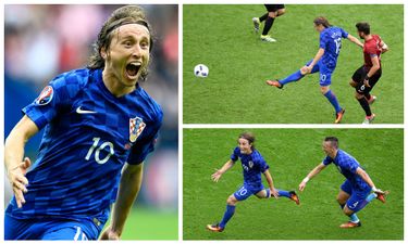 Luka Modrić’s stunning dipping volley gives Croatia the lead against Turkey