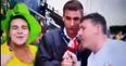 Hungarian TV reporter deserves a medal for dealing with roguish Irish fans live on air