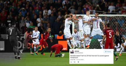 Cristiano Ronaldo comes in for free-kick flak after Portugal’s slow Euro 2016 start