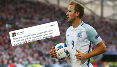 Harry Kane’s off corners for England but it’s still weird