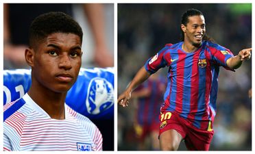 Marcus Rashford channels his inner Ronaldinho with this ridiculous prematch skill