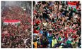 Incredible footage shows Hungary fans absolutely taking over Marseille