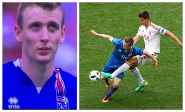 Viewers really enjoyed this Iceland player spitting on himself