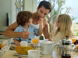 One lucky dad got the best Father’s Day breakfast a man could ask for