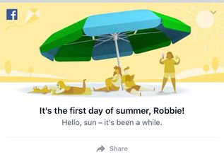 People can’t stop laughing at Facebook’s “First Day of Summer” alert