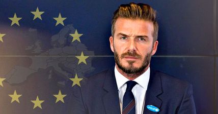 David Beckham has dared to have an opinion on the future of his country