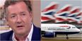 Piers Morgan got owned by British Airways for cheeky tweet saying he’s more famous than Brad Pitt