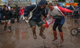 Glastonbury has already descended into a muddy hellscape