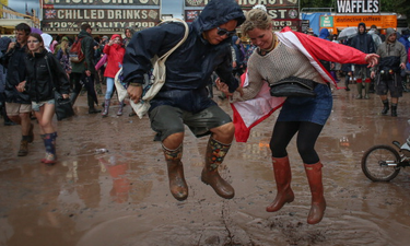 Glastonbury has already descended into a muddy hellscape