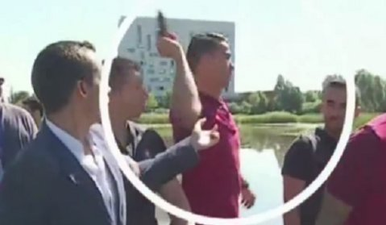 Here’s why Cristiano Ronaldo chucked that reporter’s microphone in a lake