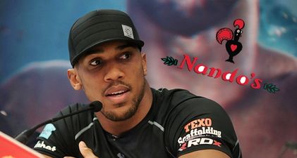 Anthony Joshua explains why he had to take his drug testers for a cheeky Nando’s