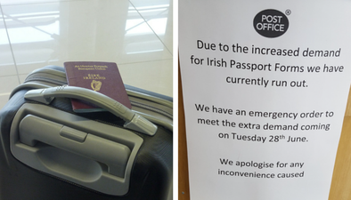 There’s a shortage of Irish passport forms after Brexit in some places