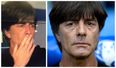 Now Joachim Low decides to scratch and sniff another sweaty part of his anatomy