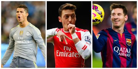 Mesut Ozil has an unusual take on the Messi v Ronaldo debate