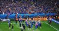 Icelandic players’ united celebration with fans is one of the highlights of the Euros